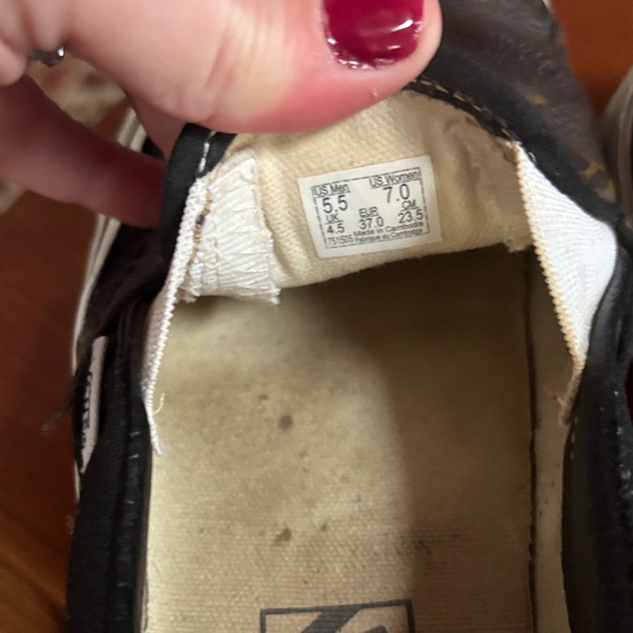 Louis Vuitton Brown Monogram Slip-Ons Vans - Picture 3 of 8